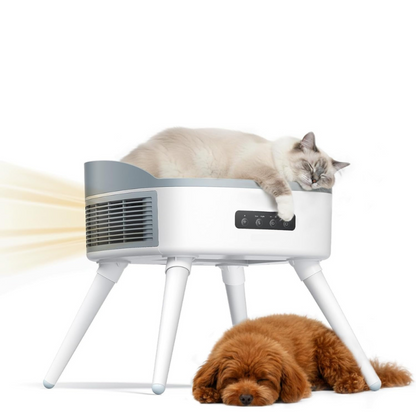 2-in-1 Heated Cat Bed & Room Heater