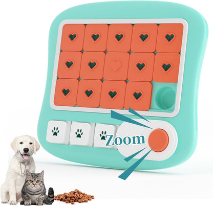 PETSTA Dog Puzzle Toys, Treat Dispensing Dog Enrichment Toys for IQ Training and Brain Stimulation, Interactive Mentally Stimulating Toys as Gifts for Puppies, Cats, Dogs