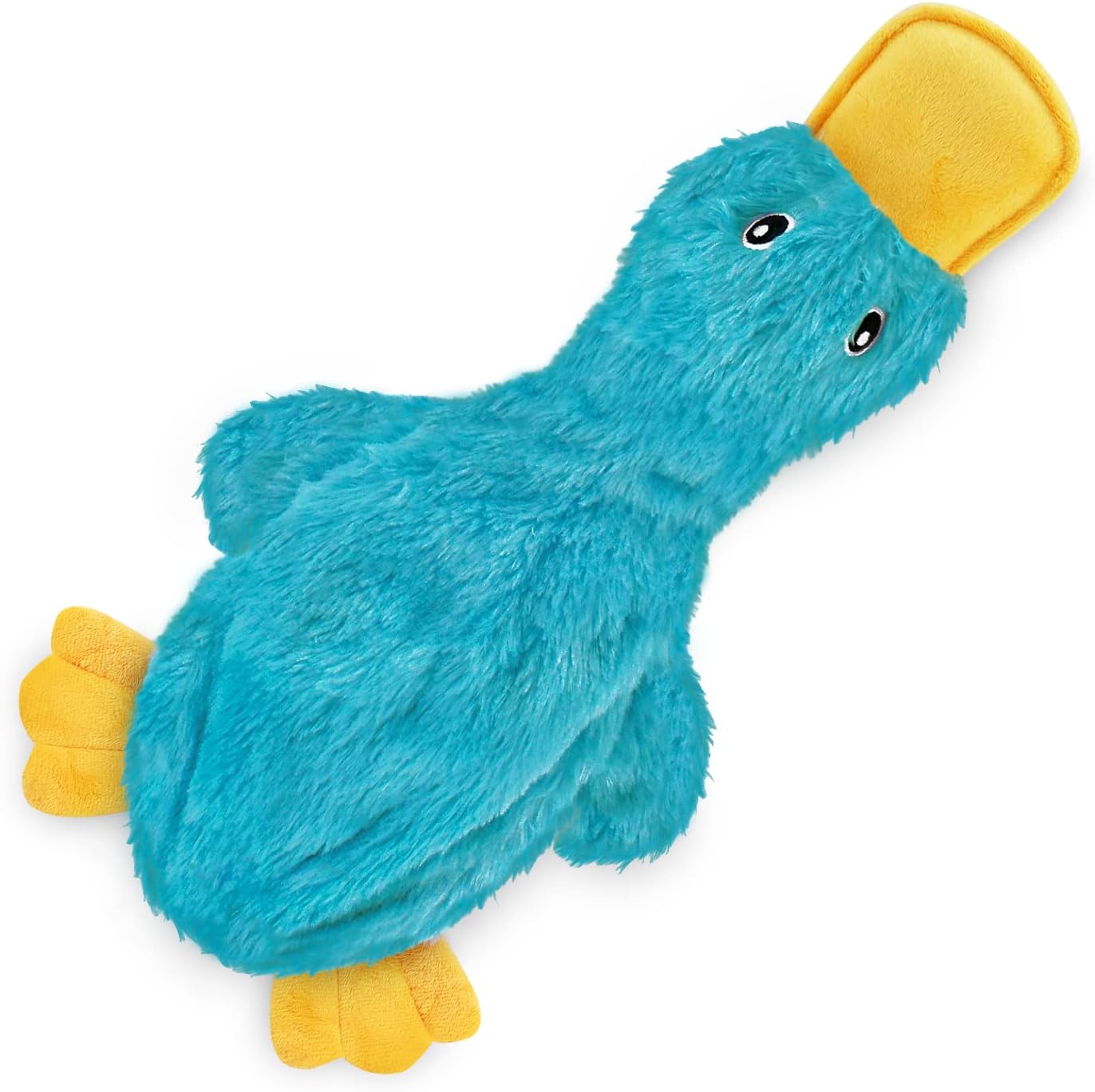 Best Pet Supplies Squeaky Dog Toys with Soft Durable Fabric for Small, Medium and Large Pets Interactive Toy for Indoor Play, Supports Active Biting and Play - 1Wild Duck, Small