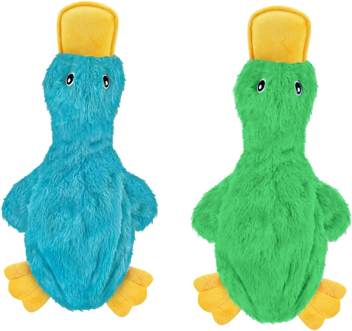 Best Pet Supplies Squeaky Dog Toys with Soft Durable Fabric for Small, Medium and Large Pets Interactive Toy for Indoor Play, Supports Active Biting and Play - 1Wild Duck, Small