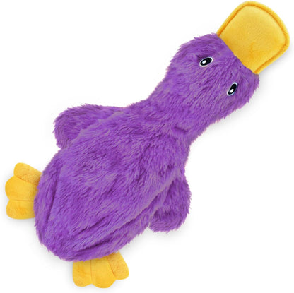 Best Pet Supplies Squeaky Dog Toys with Soft Durable Fabric for Small, Medium and Large Pets Interactive Toy for Indoor Play, Supports Active Biting and Play - 1Wild Duck, Small