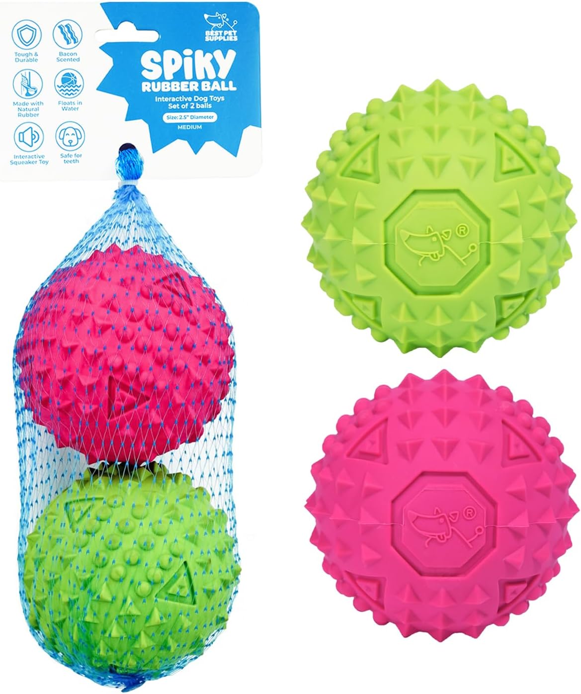 Best Pet Supplies Squeaky Dog Toys with Soft Durable Fabric for Small, Medium and Large Pets Interactive Toy for Indoor Play, Supports Active Biting and Play - 1Wild Duck, Small