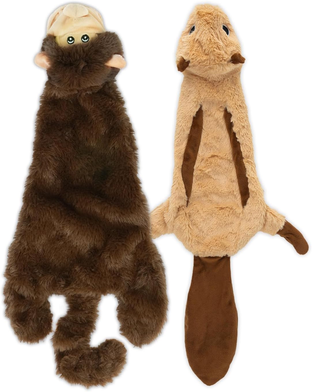 Best Pet Supplies Squeaky Dog Toys with Soft Durable Fabric for Small, Medium and Large Pets Interactive Toy for Indoor Play, Supports Active Biting and Play - 1Wild Duck, Small
