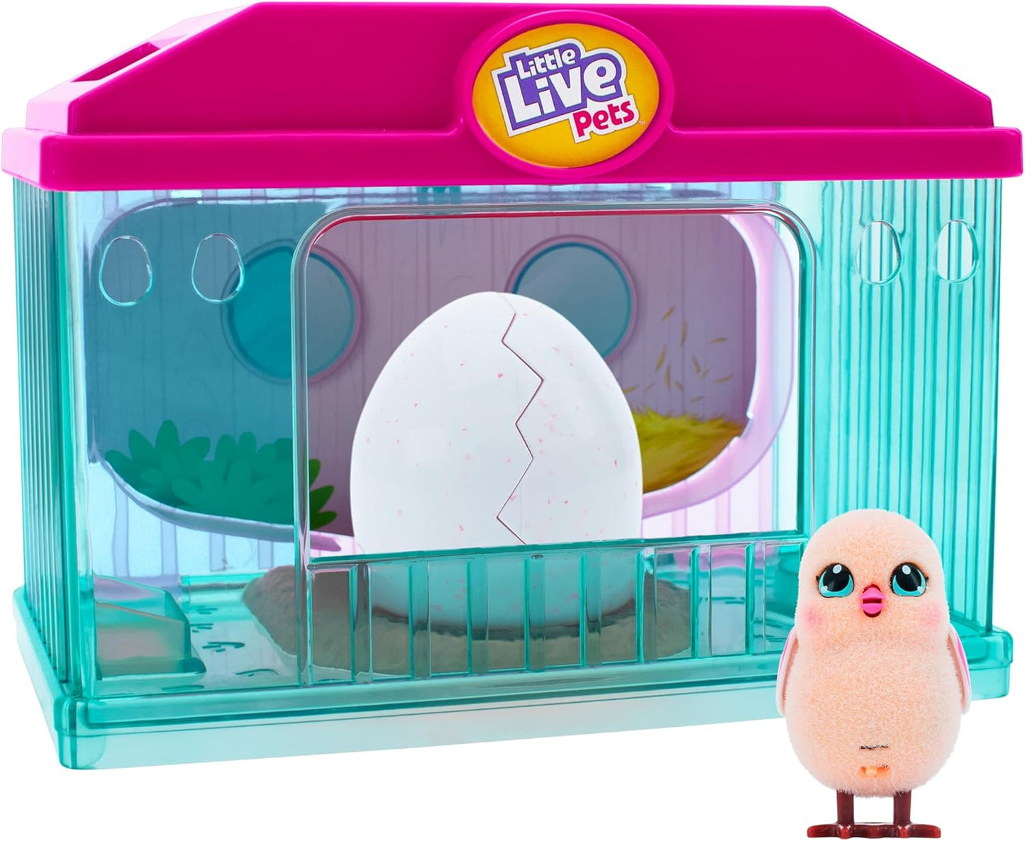 Little Live Pets My Really Real Talking Bird Toy & Cage - Indie, Interactive Voice Repeating Toy, 20+ Sounds & Reactions, Talking Toys for Kids 5-7